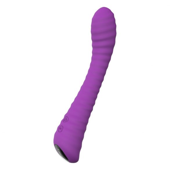 Sex HD Sunshine - Wiederaufladbarer, gerillter G-Punkt-Vibrator (lila) 