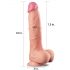 Lovetoy Nature Cock - zweischichtiger naturgetreuer Dildo - 25 cm (natur)