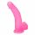 Lovetoy Jelly Studs - realistische Dildo mit Standfuß - 20cm (pink)