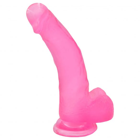 Lovetoy Jelly Studs - realistische Dildo mit Standfuß - 20cm (pink)