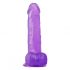 Lovetoy Jelly Studs - realistische Dildo mit Saugfuß - 20 cm (lila)