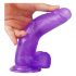 Lovetoy Jelly Studs - realistische Dildo mit Saugfuß - 20 cm (lila)