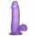 Lovetoy Jelly Studs - realistischer Dildo mit Basis - 15 cm (lila)