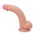 Lovetoy Gleitende-Haut - zweischichtiger Dildo mit Saugnapf - 23cm (natur) 