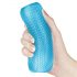 Lovetoy Training Master - 2-seitiger gerippter Masturbator (blau)