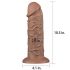 Lovetoy Chubby - Lebensechte Dildo mit Saugnapfbasis - 25cm (Natur) 