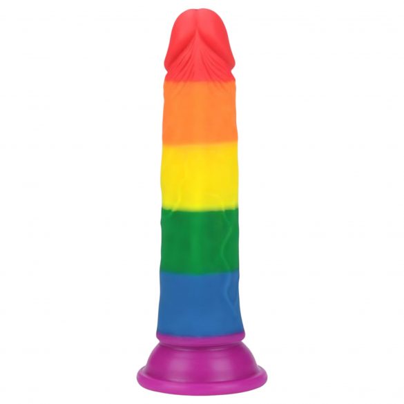 Lovetoy Prider - naturgetreuer Dildo - 19cm (Regenbogen) 