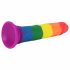 Lovetoy Prider - naturgetreuer Dildo - 19cm (Regenbogen) 