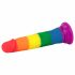 Lovetoy Prider - naturgetreuer Dildo - 19cm (Regenbogen) 