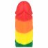 Lovetoy Prider - naturgetreuer Dildo - 19cm (Regenbogen) 