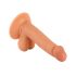 Mr. Rude - Saugnapffüßiger, lebensähnlicher Dildo mit Hoden - 17cm (natur) 