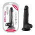 Mr. Rude - Realistischer Dildo mit Saugnapf, 19 cm (Schwarz)