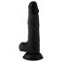 Mr. Rude - Realistischer Dildo mit Saugnapf, 19 cm (Schwarz)