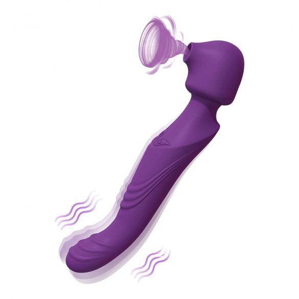 Tracys Hund Zauberstab - wasserdichter, akkubetriebener, pulsierender Massagevibrator (lila) 