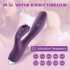 Tracys Hund Hase - wasserdichter, akkubetriebener Klitorisstimulator-Vibrator (lila) 