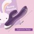 Tracys Hund Hase - wasserdichter, akkubetriebener Klitorisstimulator-Vibrator (lila) 