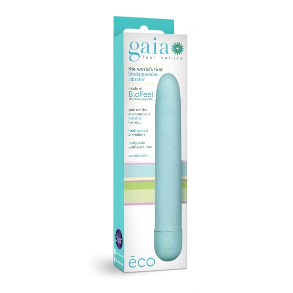 Gaia Eco L - umweltfreundlicher Stabvibrator (blau) - groß 