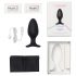 LOVENSE Hush 2 L - Akkubetriebener kleiner Analvibrator (57 mm) - Schwarz 