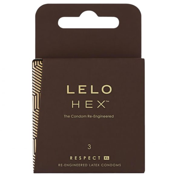 LELO Hex Respect XL - Luxuskondom (3 Stück) 