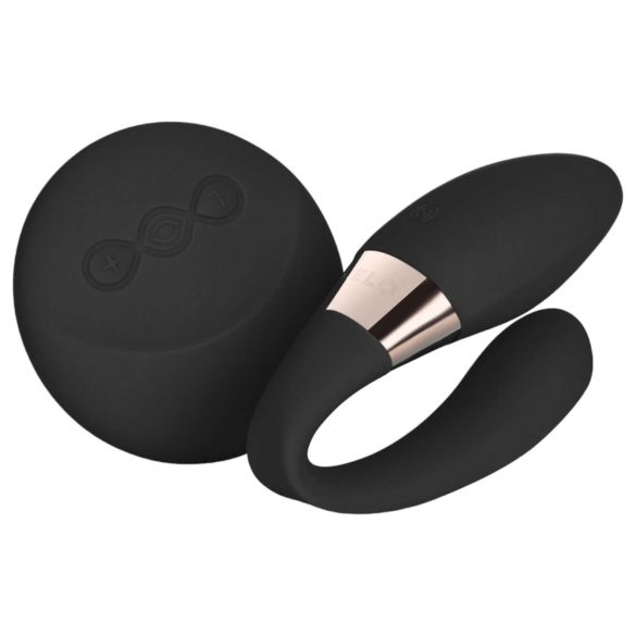 LELO Tiani Duo - Silikon Paarvibrator (schwarz) 