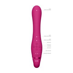   Vive Suki - akkubetriebener, gurtefreier, aufsteckbarer Vibrator (Pink)