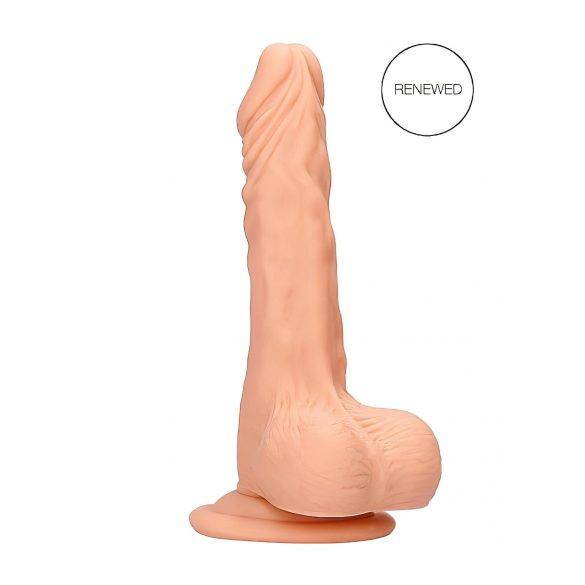 RealRock Dong 10 - realistischer, Hoden Dildo (25cm) - Naturfarben 