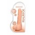 RealRock Dong 10 - realistischer, Hoden Dildo (25cm) - Naturfarben 