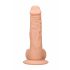 RealRock Dong 10 - realistischer, Hoden Dildo (25cm) - Naturfarben 