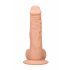 RealRock Dildo 25cm natur - Mit Hoden, echt und verführerisch!