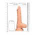 RealRock Dong 10 - realistischer, Hoden Dildo (25cm) - Naturfarben 