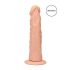 RealRock Dong 8 - realistischer Dildo (20cm) - Naturfarben 