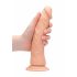 RealRock Dong 8 - realistischer Dildo (20cm) - Naturfarben 