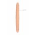 RealRock Doppel-Dildo 36cm - Natur