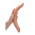 RealRock Doppel Dong 14 - Doppeldildo (36cm) - Naturfarben 