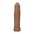 RealRock Penis Hülle 6 - Penisüberzieher (17cm) - Dunkel Natur 