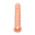 RealRock Penis Sleeve 8 - Penisüberzug (21cm) - Naturfarben 