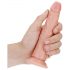 RealRock Slim - Saugnapfbasis, realistischer Dildo - 15,5cm (natur) 