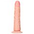 RealRock Slim - Saugnapfbasis, realistischer Dildo - 15,5cm (natur) 