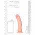 RealRock - realistischer Dildo mit Saugnapf - 15,5cm (natur) 