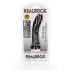 RealRock - Saugnapf realistischer Dildo - 15,5cm (Schwarz) 