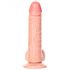 RealRock - Saugnapfbasis, realistischer Dildo mit Hoden - 15,5cm (natur) 