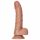 RealRock - realistischer Dildo mit Saugnapf und Hoden - 15,5cm (dunkles Natur) 