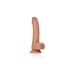 RealRock - realistischer Dildo mit Saugnapf und Hoden - 15,5cm (dunkles Natur) 