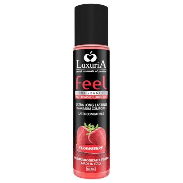 LuxuriA Feel Strawberry - wasserbasiertes Gleitmittel - Erdbeere (60ml)