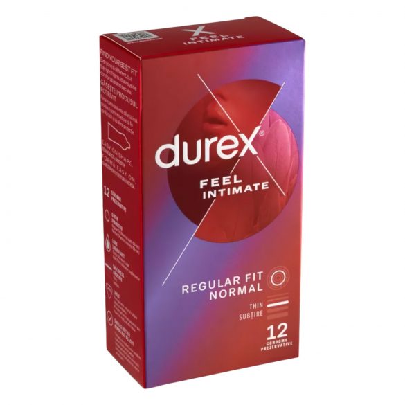 Durex Feel Intimate - dünnwandiges Kondom (12 Stück)