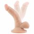 Dr. Skin 4 - Saugnapf, Hoden realistischer Dildo - Natur (12cm) 