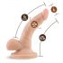 Dr. Skin 4 - Saugnapf, Hoden realistischer Dildo - Natur (12cm) 