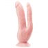 Dr. Skin 8 – Doppeldildo mit Saugnapf (natur)