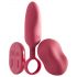 Platanomelón Mobi - wiederaufladbares, kabelloses Vibratorset - 2-teilig (rot) 