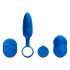 Platanomelón Mobi - wiederaufladbares, kabelloses Vibrator-Set - 2-teilig (blau) 